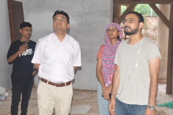 (जबलपुर) राजा शंकरशाह-कुंवर रघुनाथ शाह के निर्माणाधीन संग्रहालय का कलेक्‍टर ने किया निरीक्षण